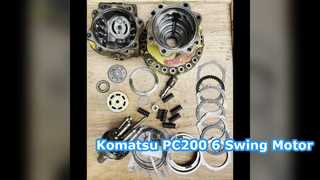 Bộ phận máy xúc PC200-6 PC220-6 6D102 Động cơ xoay Assy 706-75-01170
