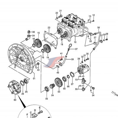 Máy bơm chính thủy lực HPV050 9101530 EX100-5 EX120-5
